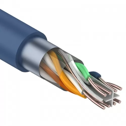 Кабель REXANT витая пара, FTP, 4PR, 23AWG, CAT6, 01-0147