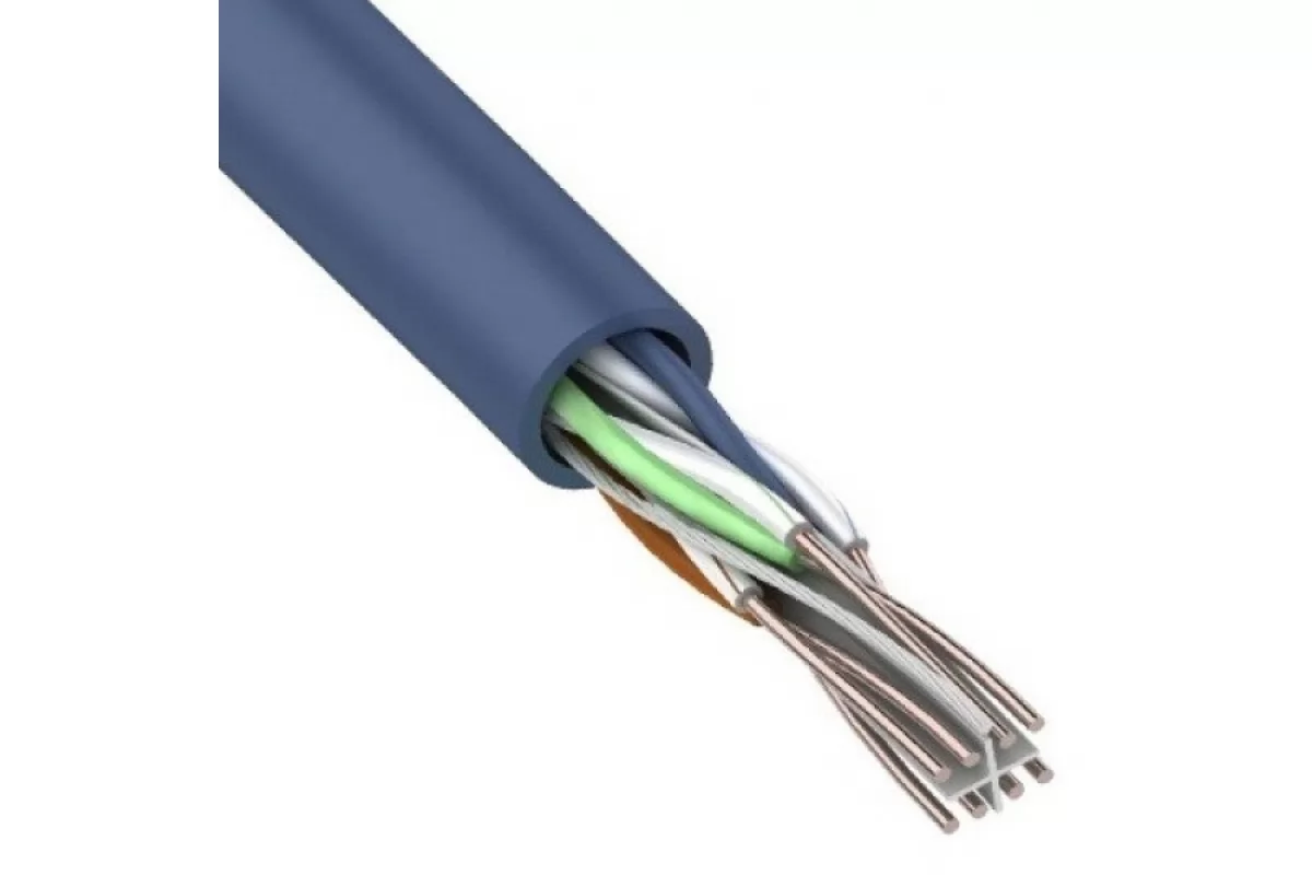 Кабель REXANT витая пара, UTP 4PR 23AWG, CAT6 01-0047