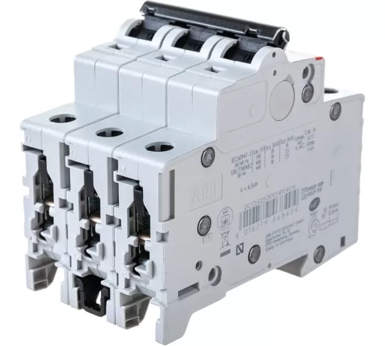 Автоматический модульный выключатель ABB 3п C S203 6кА 40А 2CDS253001R0404