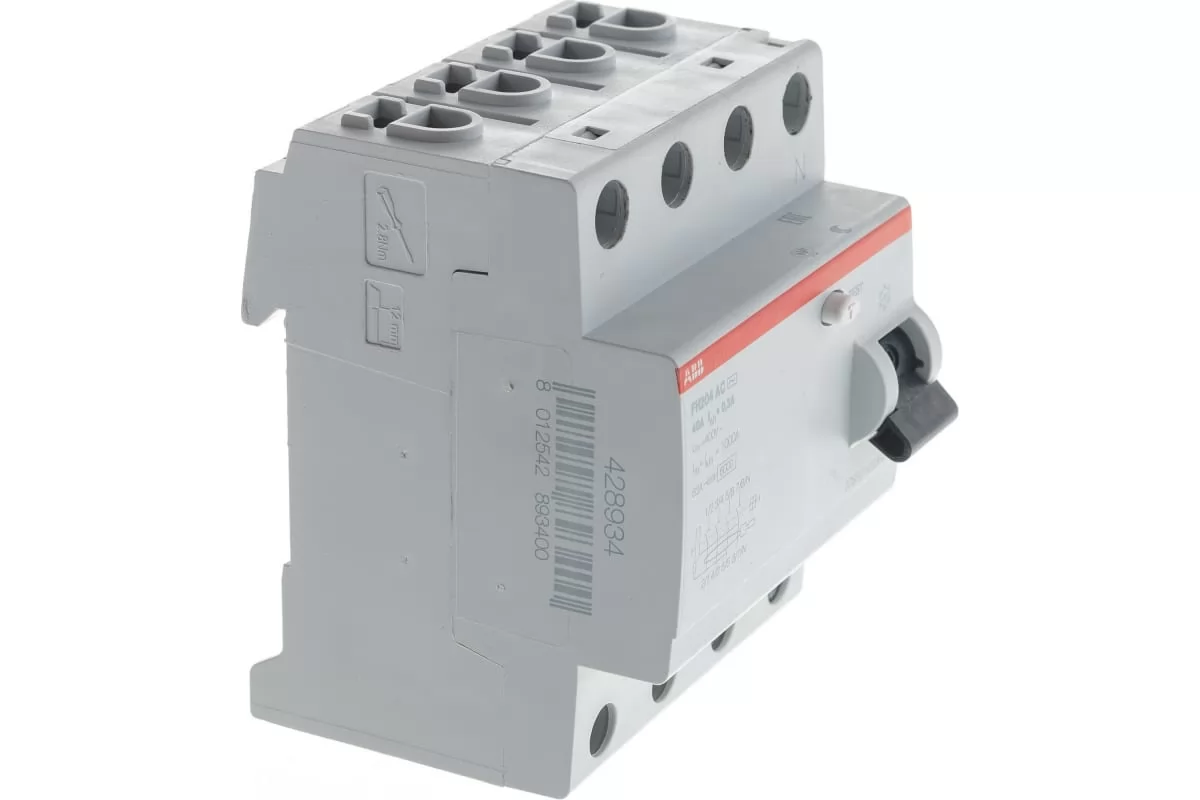 Выключатель диф.тока ABB 4мод. FH204 AC-40/0,3 2CSF204003R3400