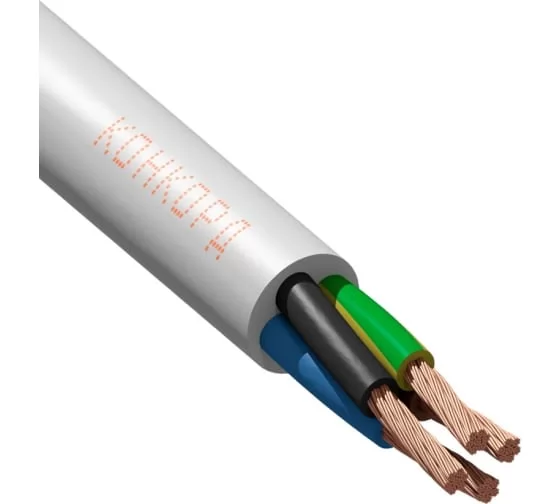 Провод ПВСнг(А)-LS Конкорд 3x2,5+1x2,5 (б) (1 м) 4515