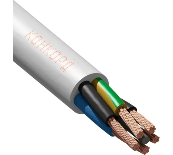 Провод ПВСнг(А)-LS Конкорд 4x2,5+1x2,5 (б) (1 м) 4523