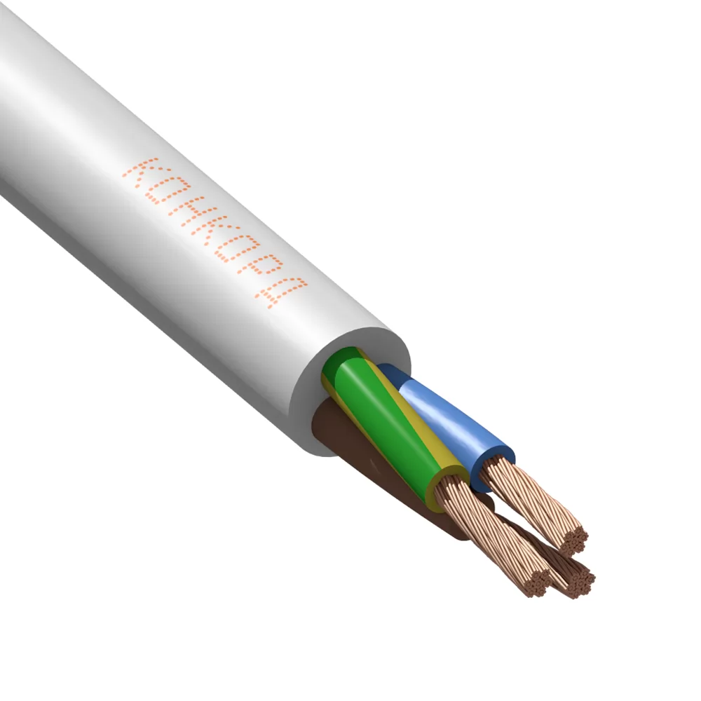 Провод ПВСнг(А)-LS Конкорд 2x6+1x6 (ч) (1 м) 4390