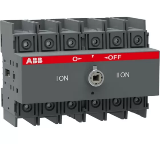 Реверсивный рубильник ABB OT100F3C до 100А, 3-полюсный 1SCA105008R1001